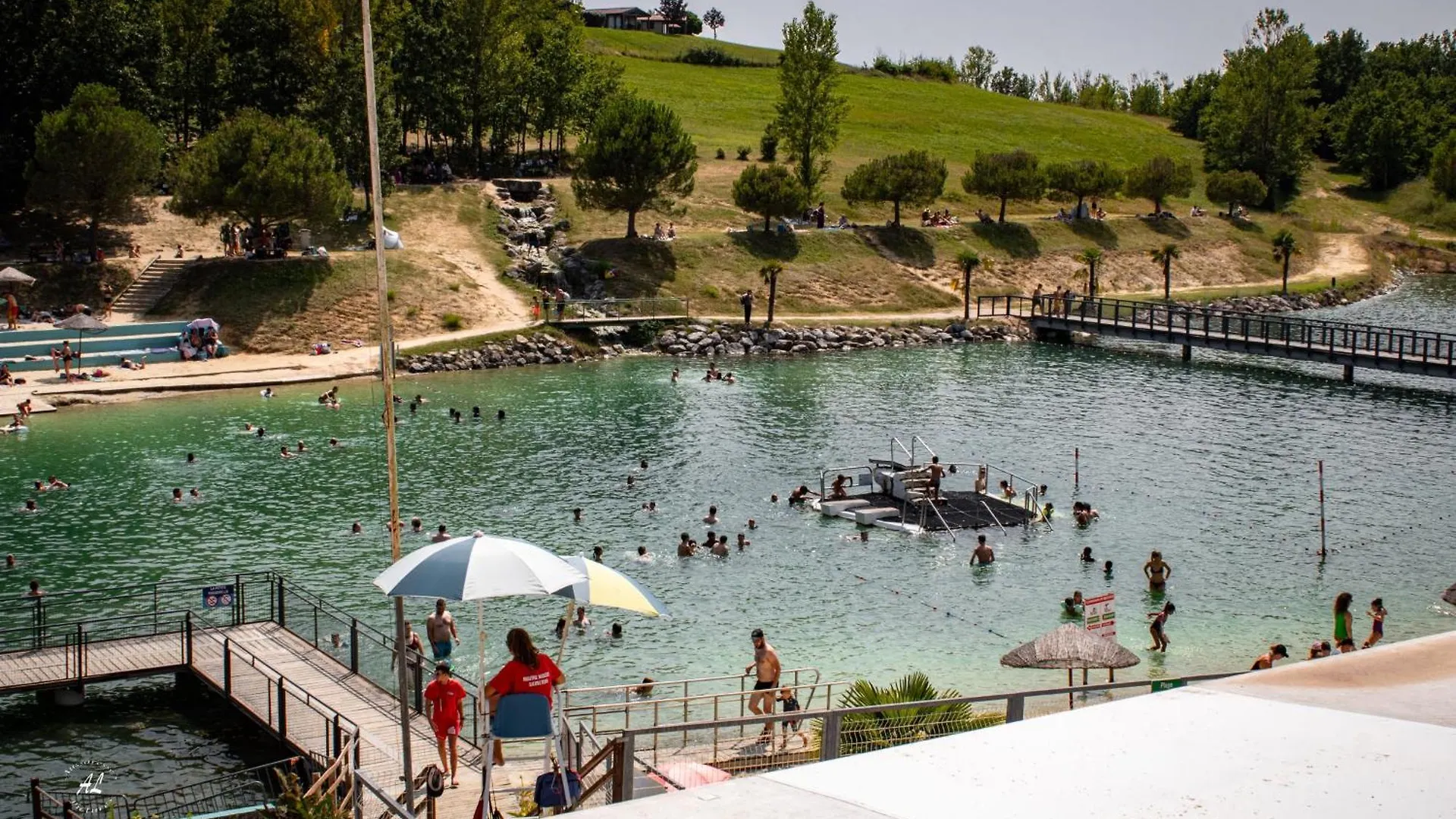 리조트 Hameaux Des Lacs Cottage 2 Pers 몽클레어드쿼시